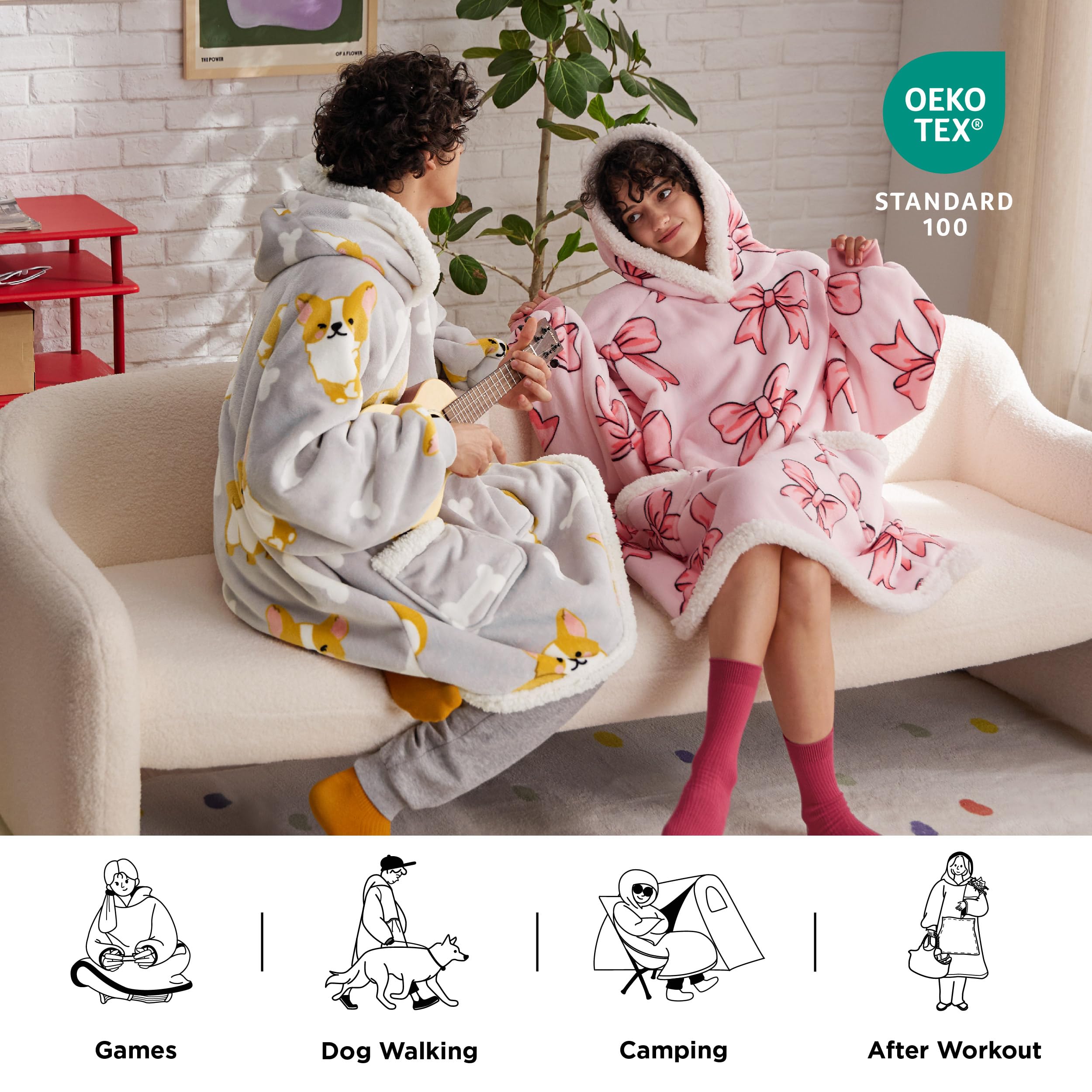 Bedsure packaged wearable blanket ready as a thoughtful gift
