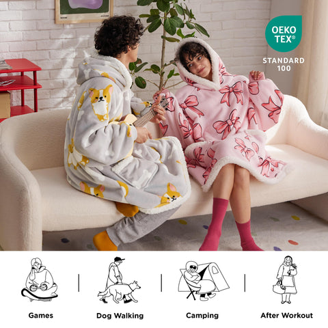 Bedsure packaged wearable blanket ready as a thoughtful gift