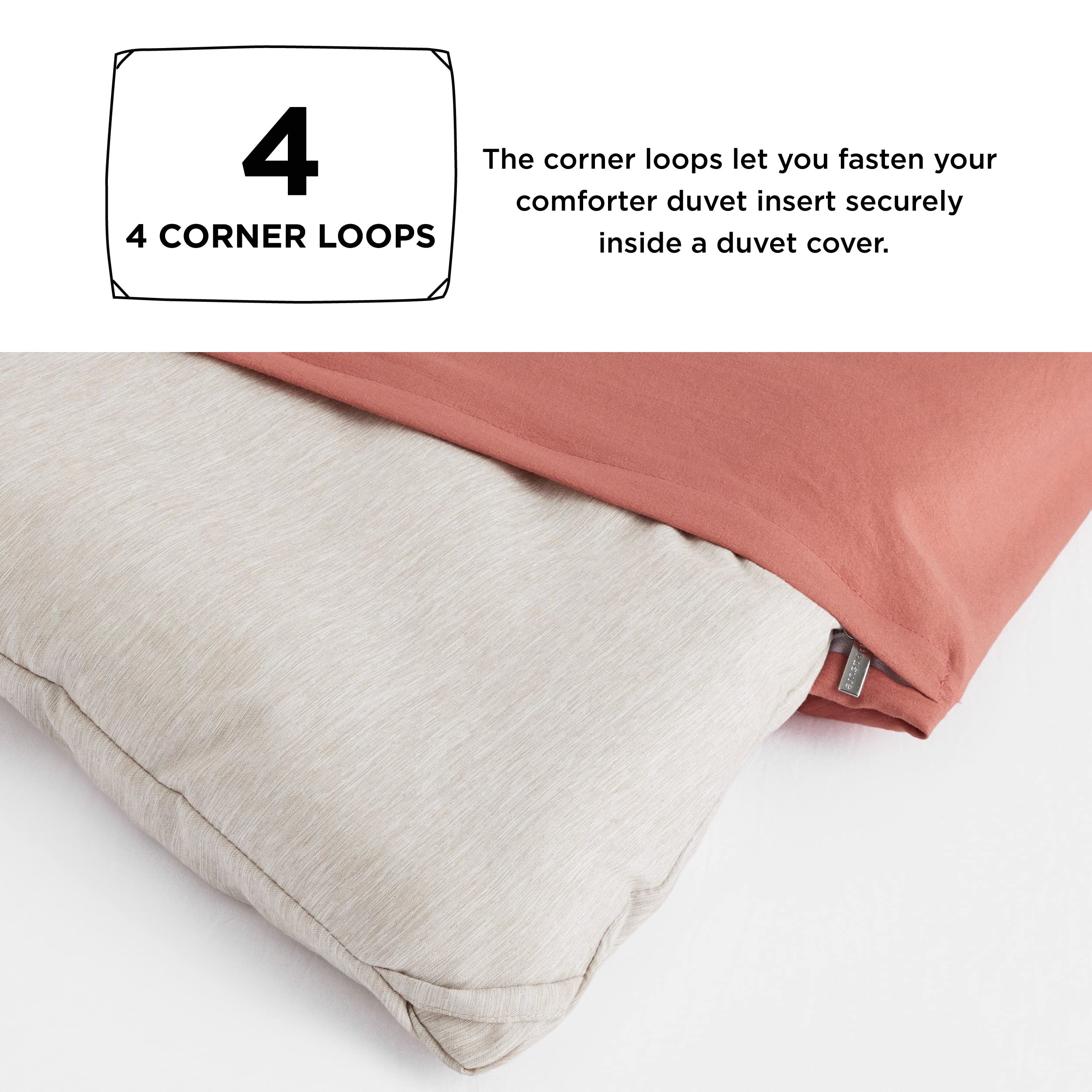 Bedsure matching pillow sham displayed to show coordinating look