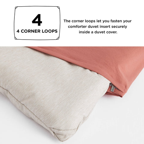 Bedsure matching pillow sham displayed to show coordinating look