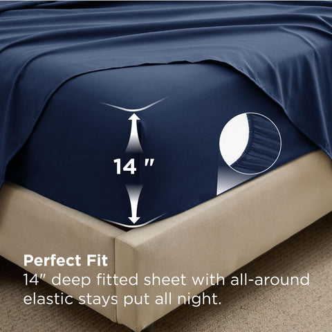 Bedsure pillow shams arranged on bed highlighting coordinated set convenience
