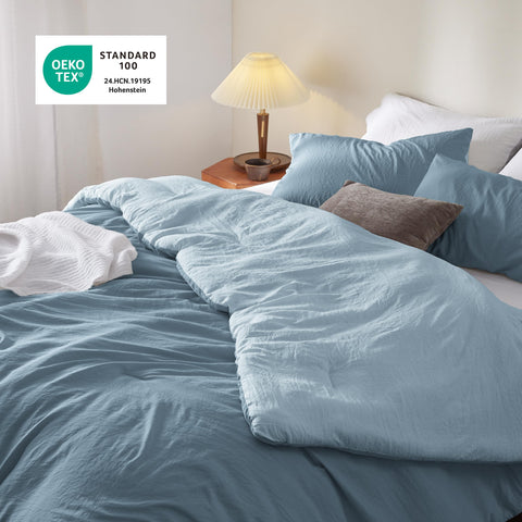 Bedsure matching pillow shams with comforter for coordinated bedroom comfort