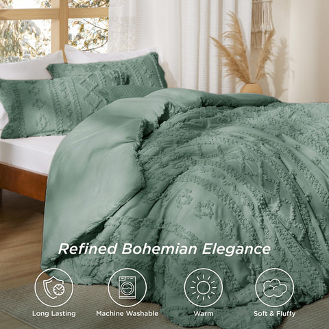 Bedsure pillow shams displayed to show matching set and coordinated comfort