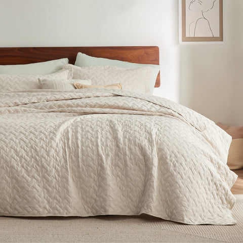 Bedsure matching pillow shams displayed for coordinated bedroom styling
