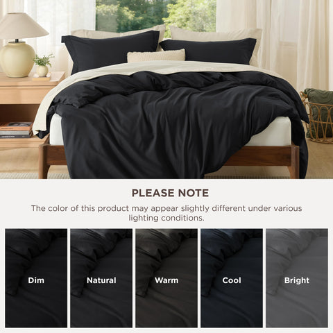 Bedsure pillow shams styled on bed offering coordinated look and easy layering benefit