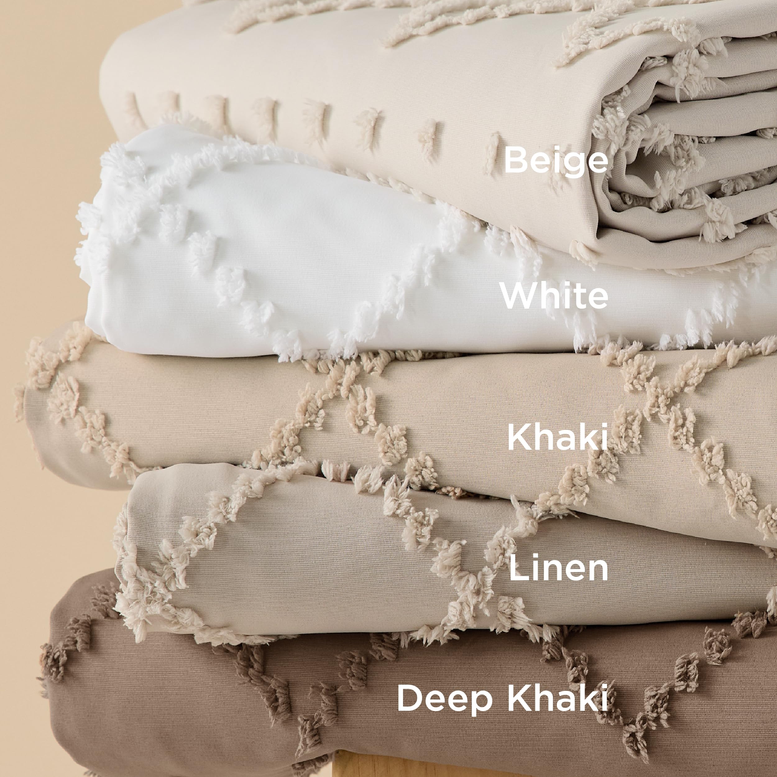 Bedsure pillow shams on bed matching duvet cover for polished style