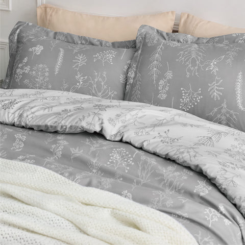 Bedsure two pillow shams displayed on bed showing complete set convenience benefit