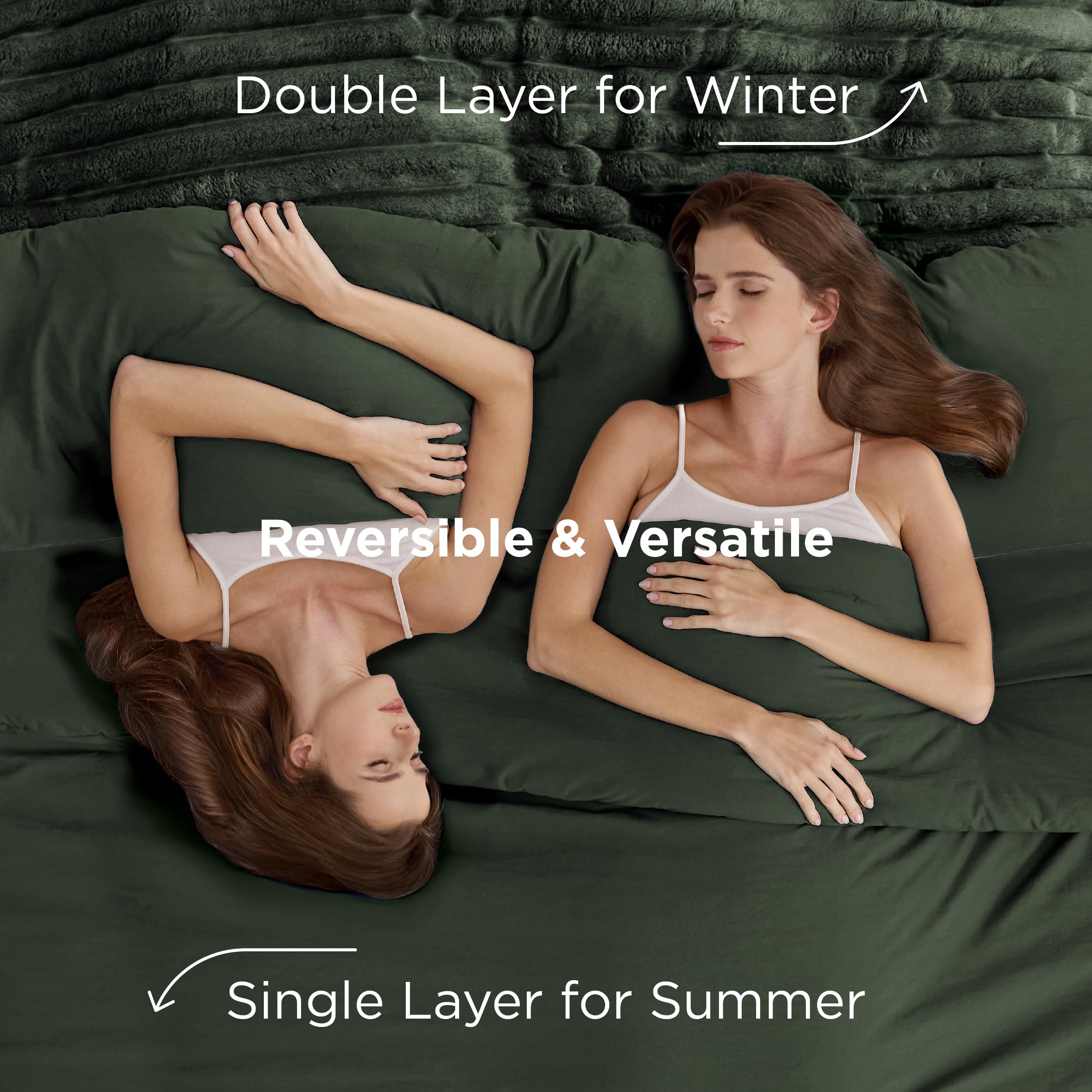 Bedsure pillowcases and shams arranged showing coordinated set