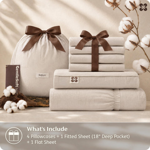 Bedsure pillowcase with 8-inch envelope closure keeping pillow neatly tucked