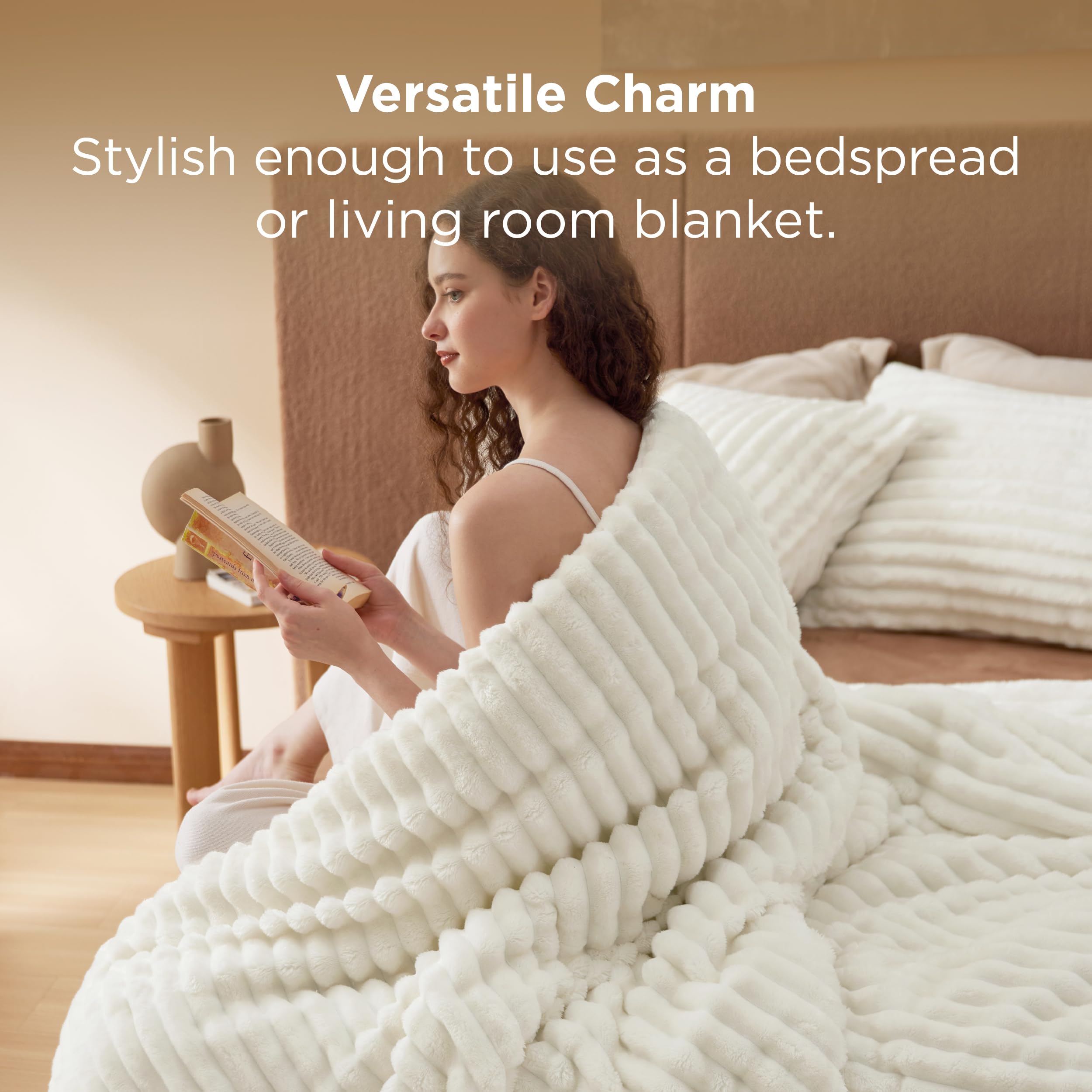 Bedsure set with two pillowcases styled on bed for coordinated look