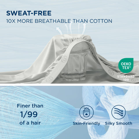 Bedsure pillowcases displayed to show smooth fabric and soft feel
