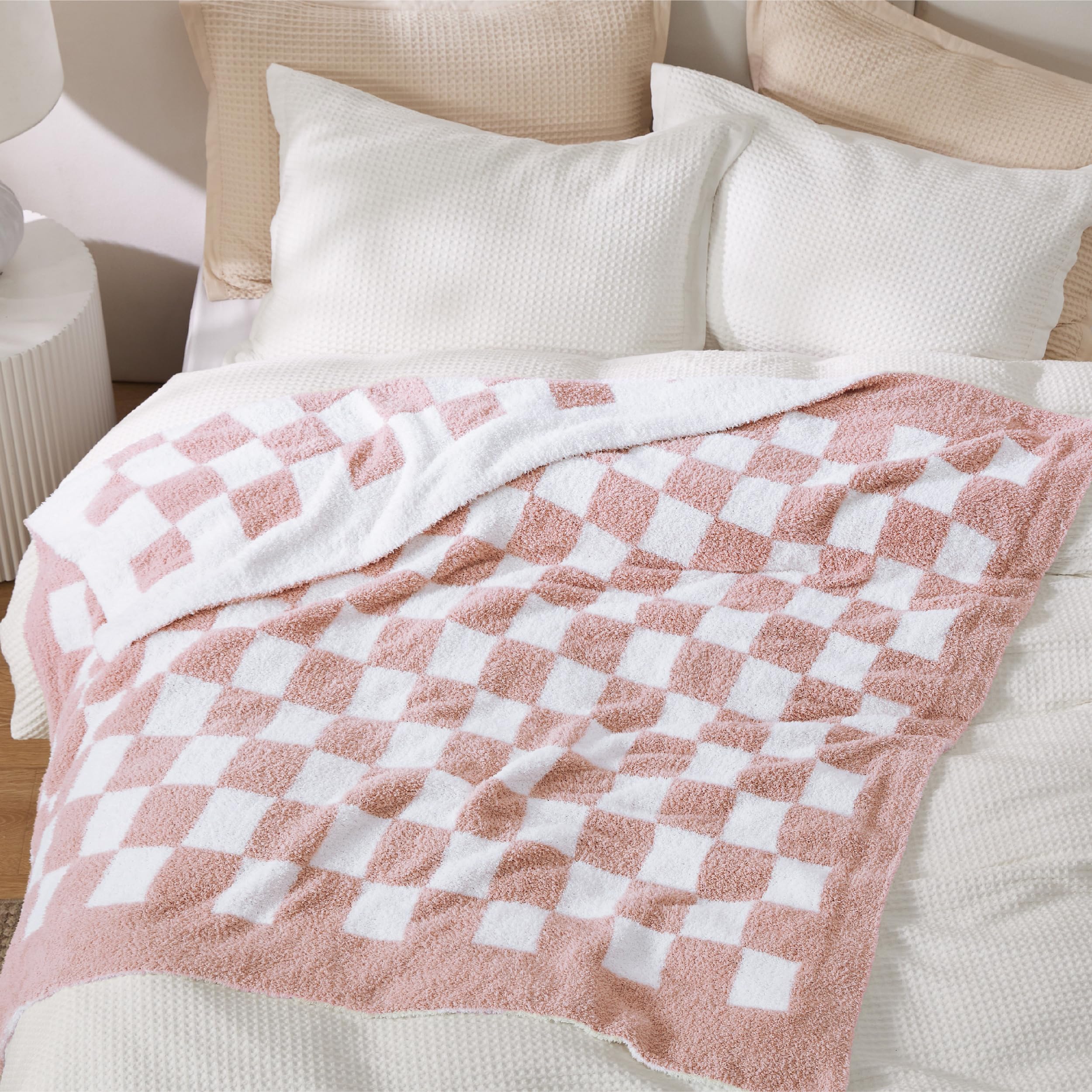 Bedsure throw styled on sofa showing decorative accent and comfort benefit
