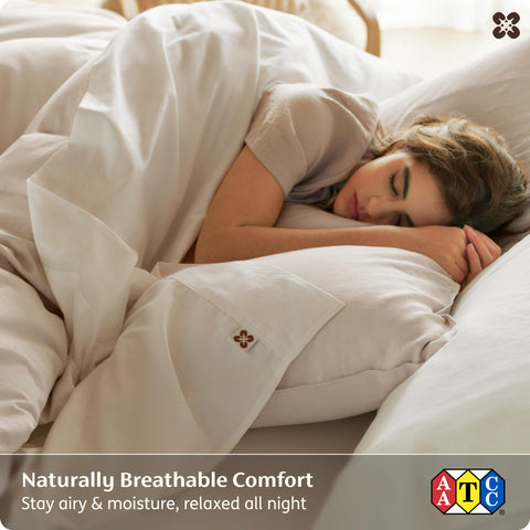 Bedsure sheets styled on a king bed for a restful, luxurious bedroom scene