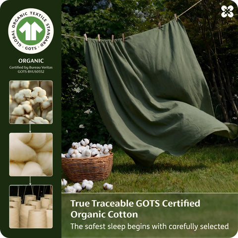Bedsure fitted sheet corner detail highlighting reinforced elastic and snug fit
