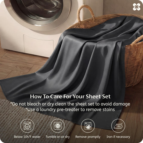 Bedsure PureWoven folded sheet set ready-to-store for easy organization