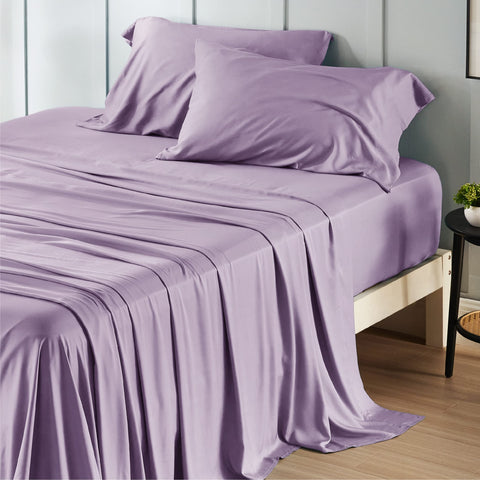 Bedsure PureWoven front packaging showing set contents and cooling benefit