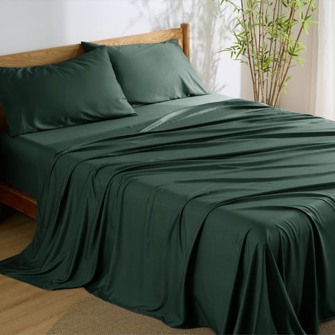 Bedsure PureWoven front packaging showing product and color, helps identify set quickly