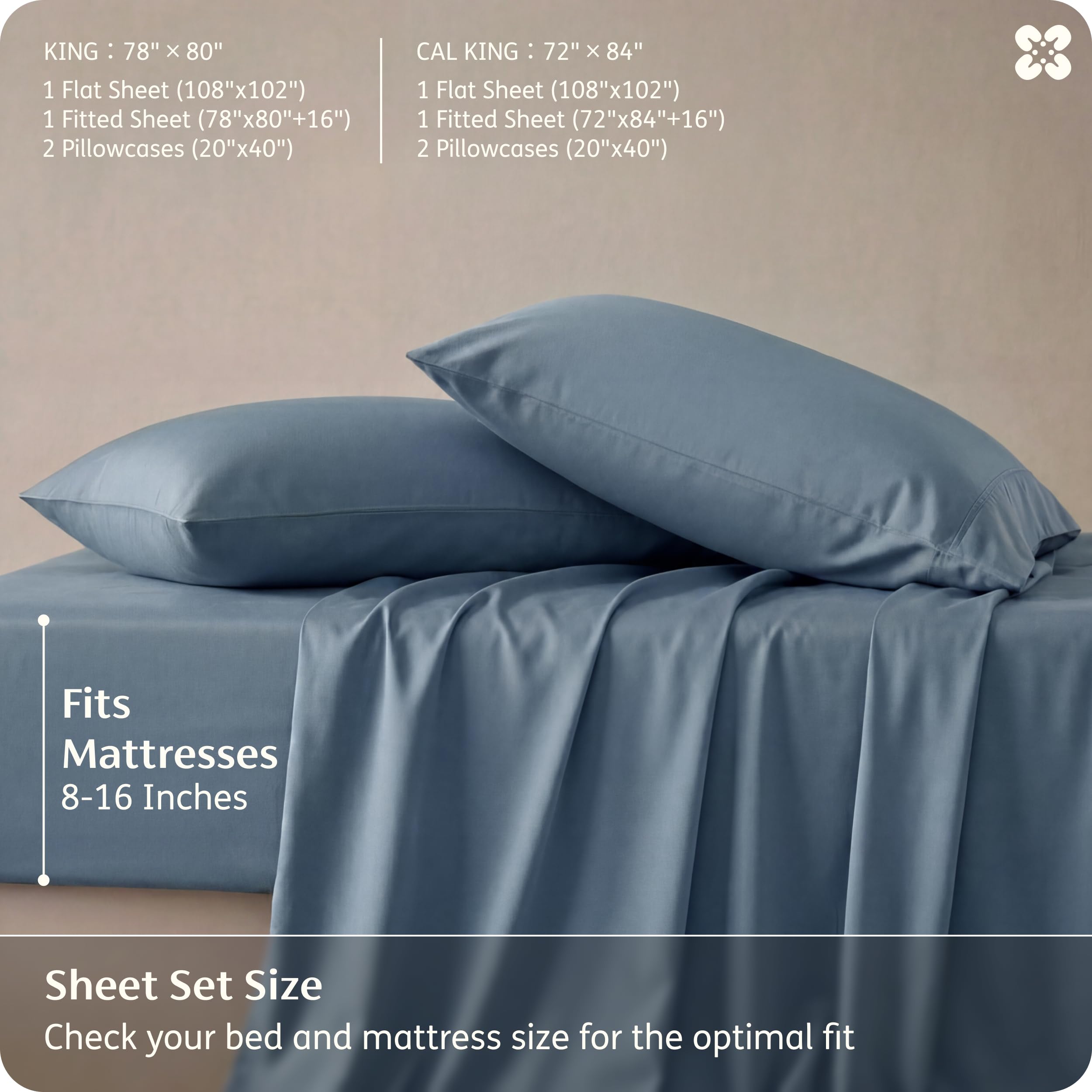 Bedsure PureWoven in styled bedroom showing calming aesthetic and versatility