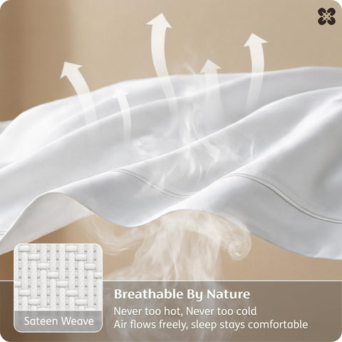 Bedsure sheets on a styled bed conveying hotel-style comfort and neat presentation