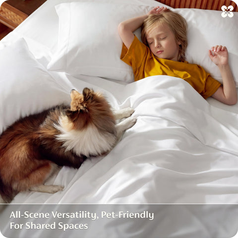 Bedsure fitted sheet on deep mattress showing fit to 16 inch depth
