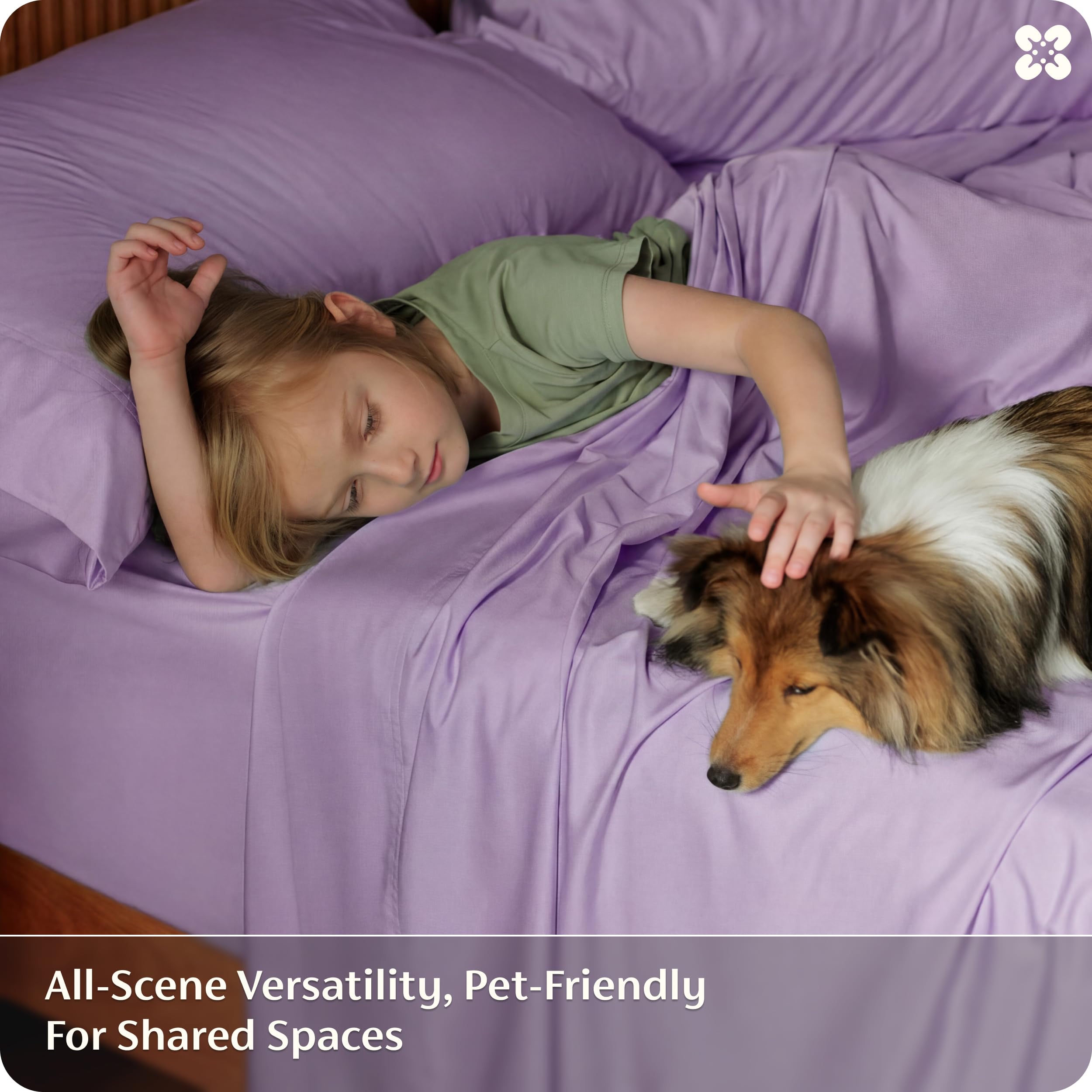 Bedsure sheets on king mattress size comparison showing full coverage
