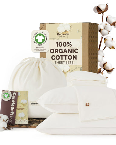 Bedsure packaging in ivory showing eco-friendly presentation and gift-ready appeal