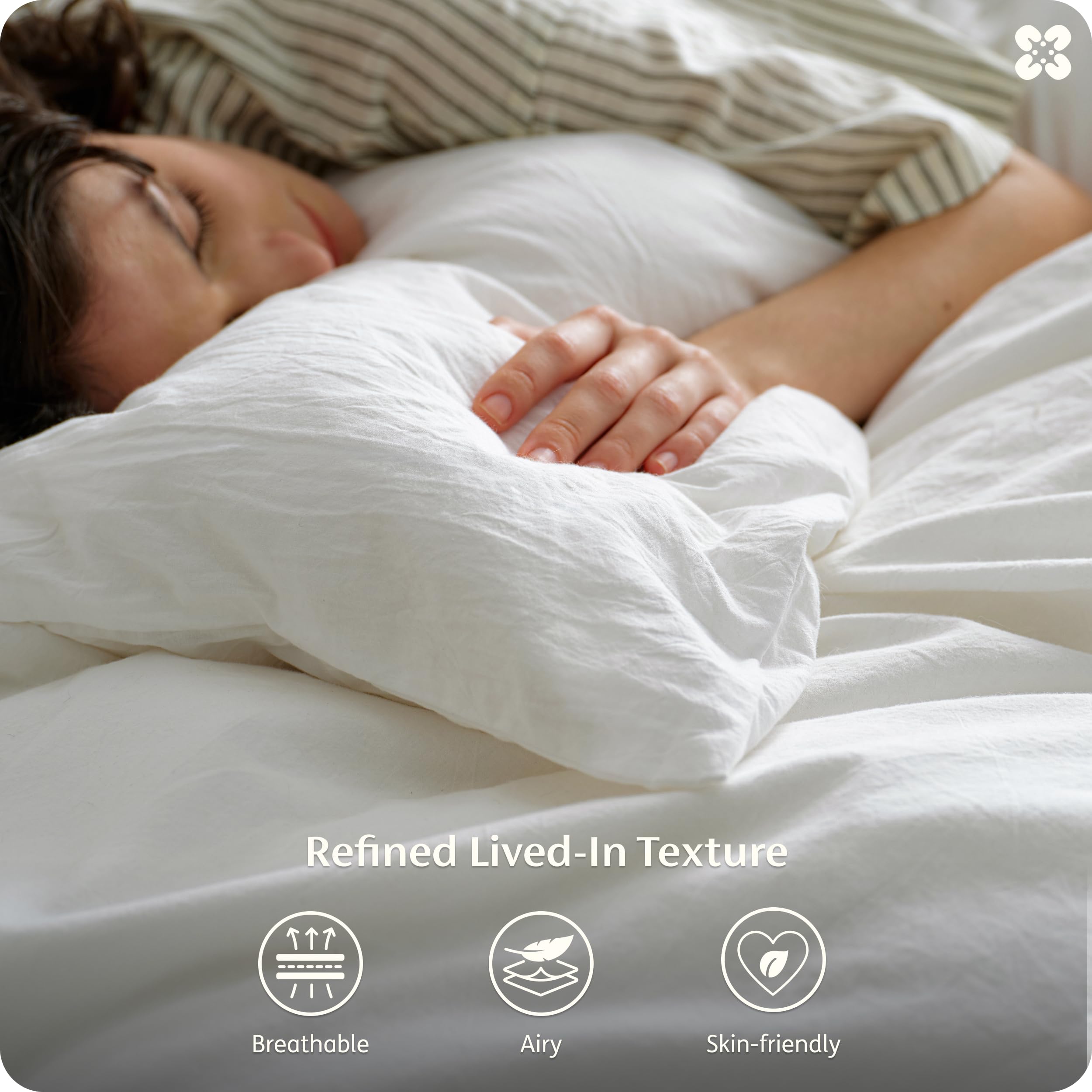 Bedsure pillow shams with flange adding tailored finish and coordinated styling
