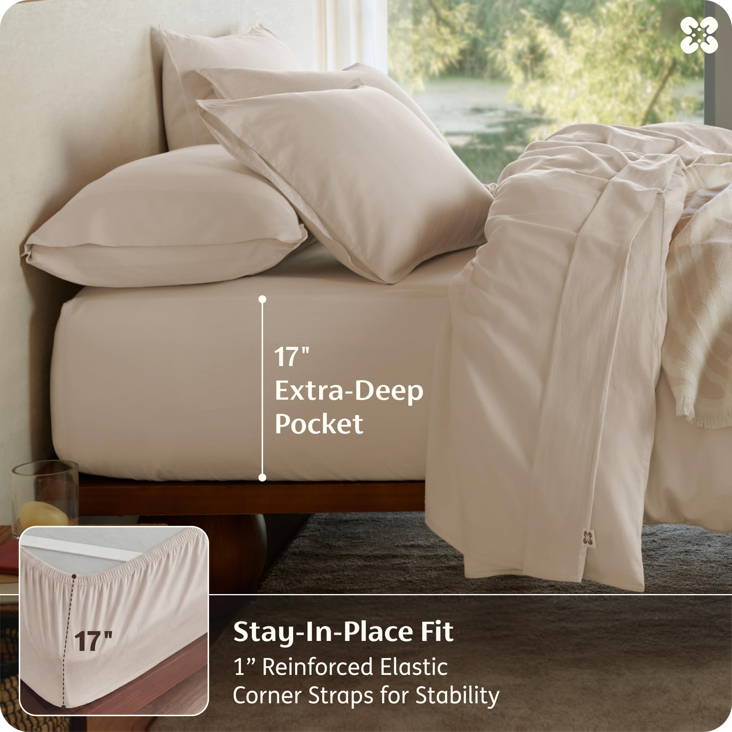 Bedsure pillowcase with envelope closure illustrating tidy, secure benefit