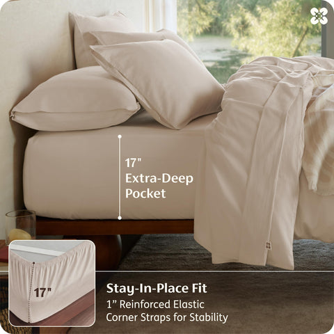 Bedsure pillowcase with envelope closure illustrating tidy, secure benefit