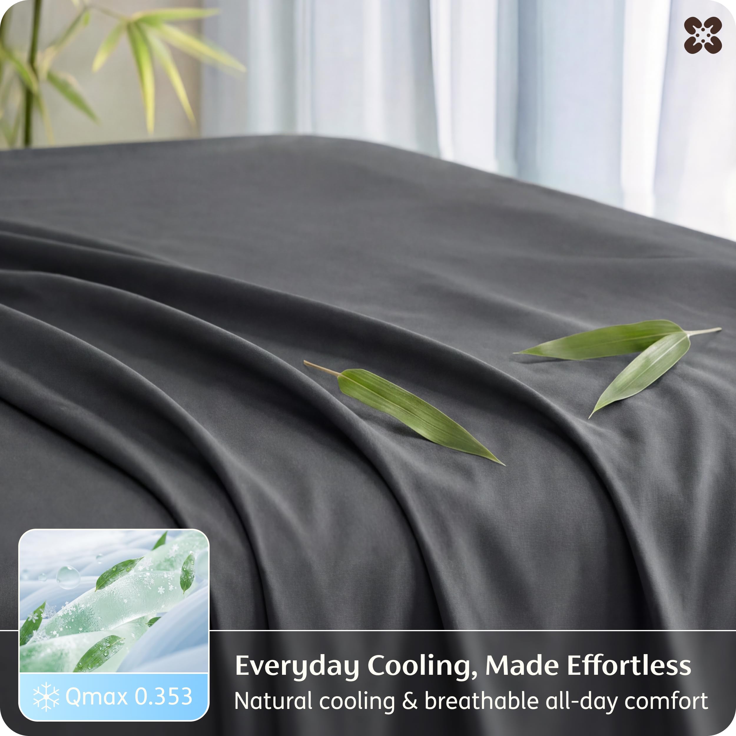 Bedsure PureWoven pillowcase with envelope closure for secure pillow