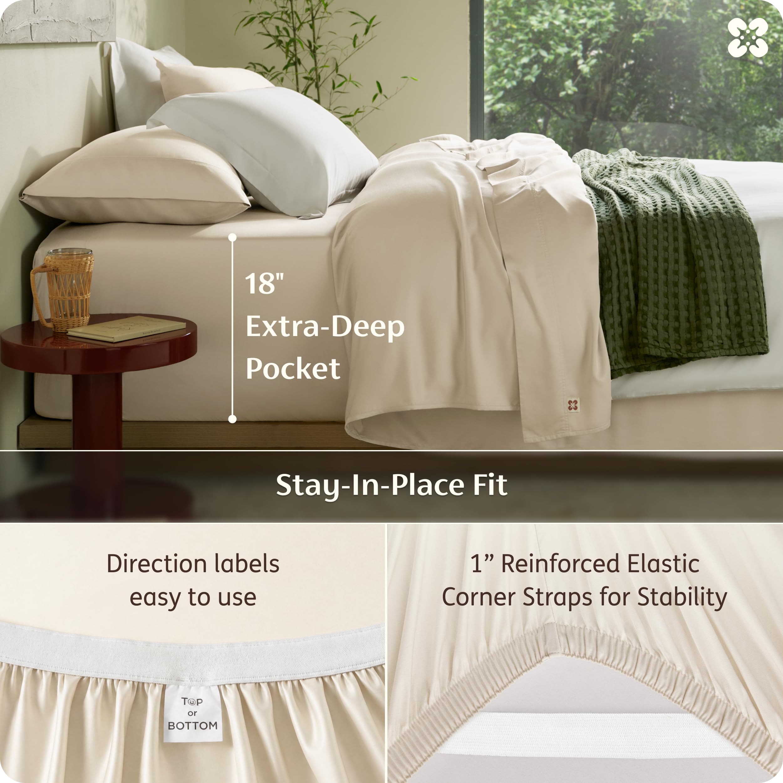 Bedsure FSC-certified packaging and reusable tote emphasizing sustainable packing