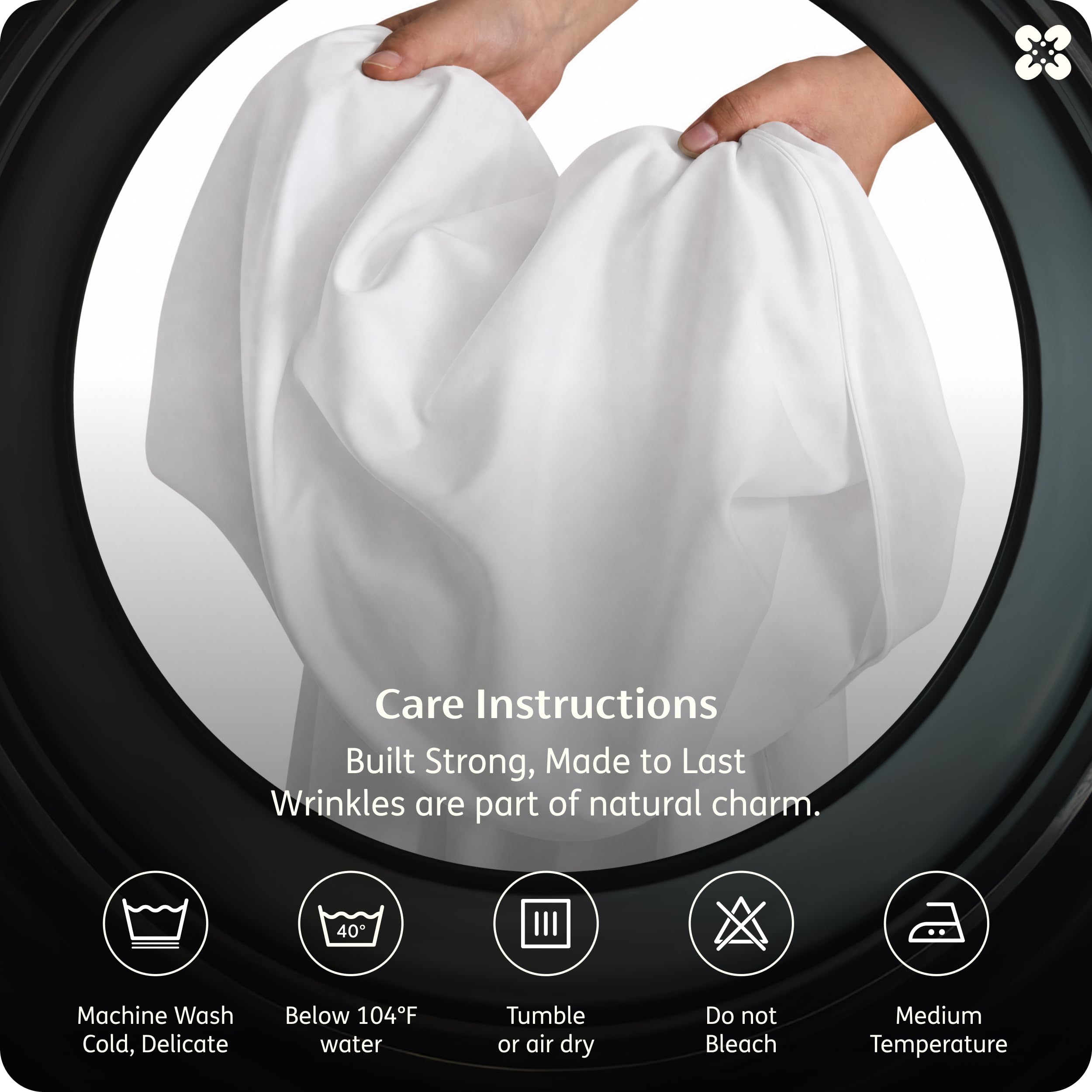 Bedsure scale image comparing sheet fit on a mattress to show depth compatibility