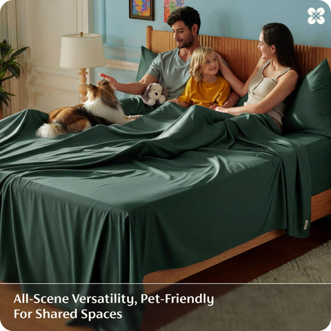 Bedsure PureWoven size comparison with ruler and mattress clarifies deep-pocket fit