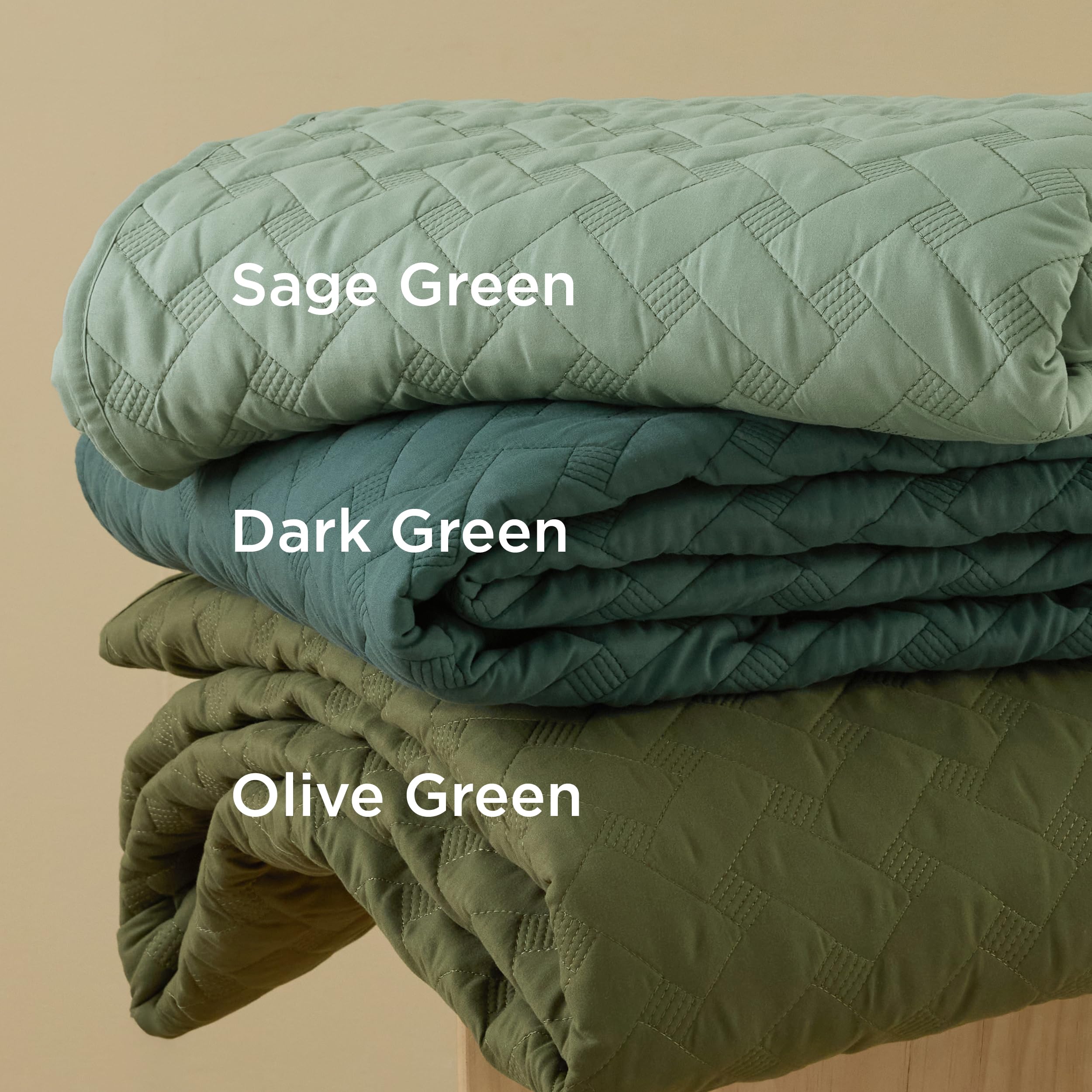 Bedsure edge stitching detail displaying reinforced seams for long-lasting use