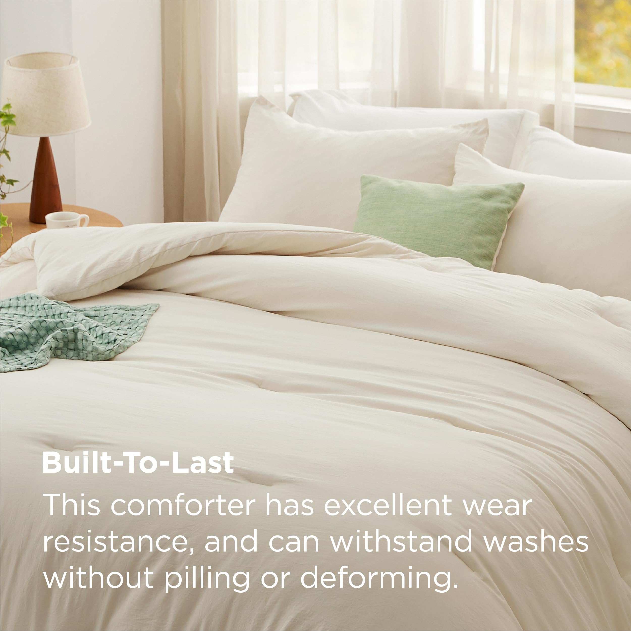 Bedsure reverse side color detail showing reversible styling benefit