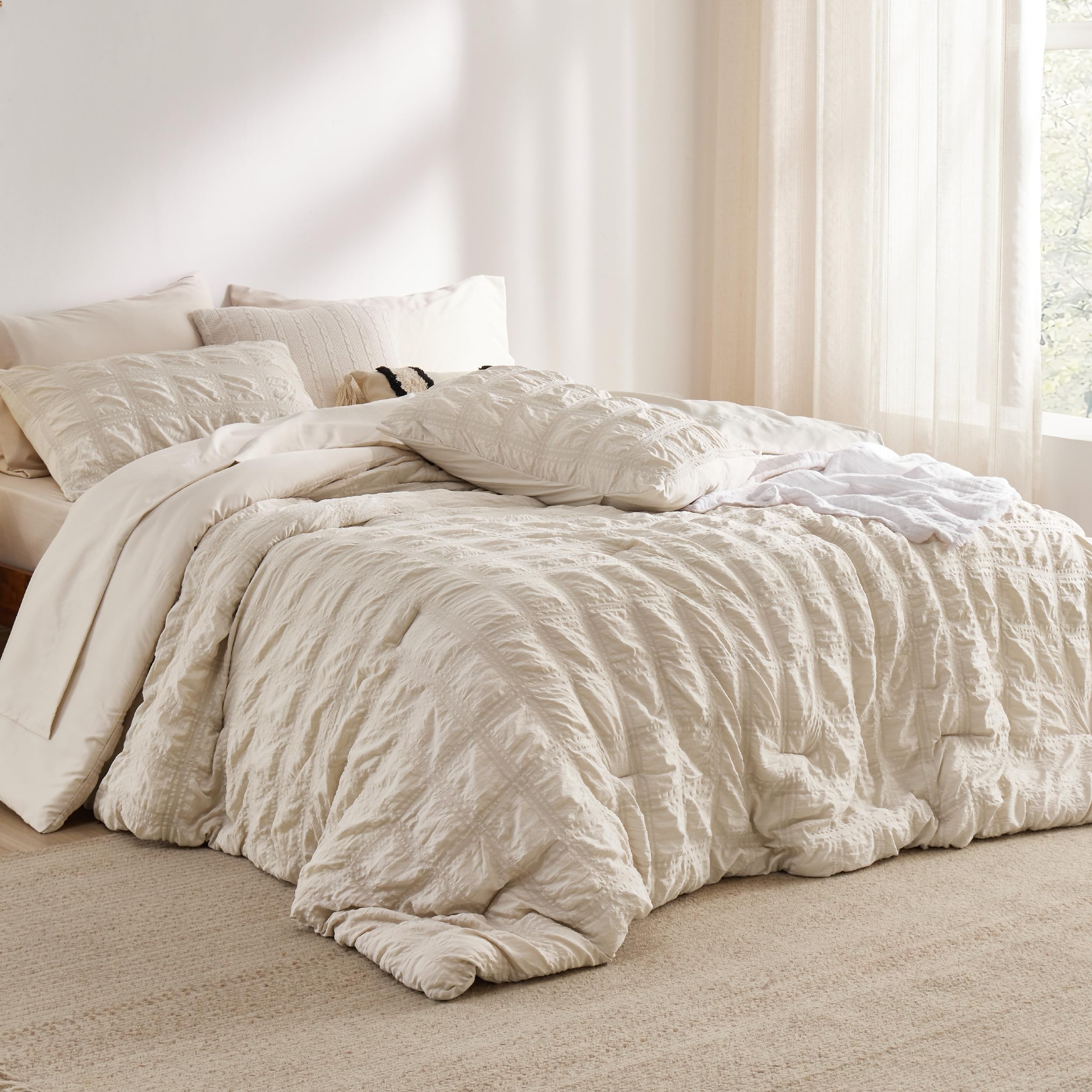 Bedsure set on styled bedroom displaying coordinated, elegant decor