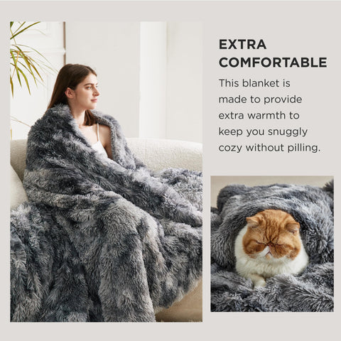 Bedsure Sherpa backing close-up offering warm, smooth comfort