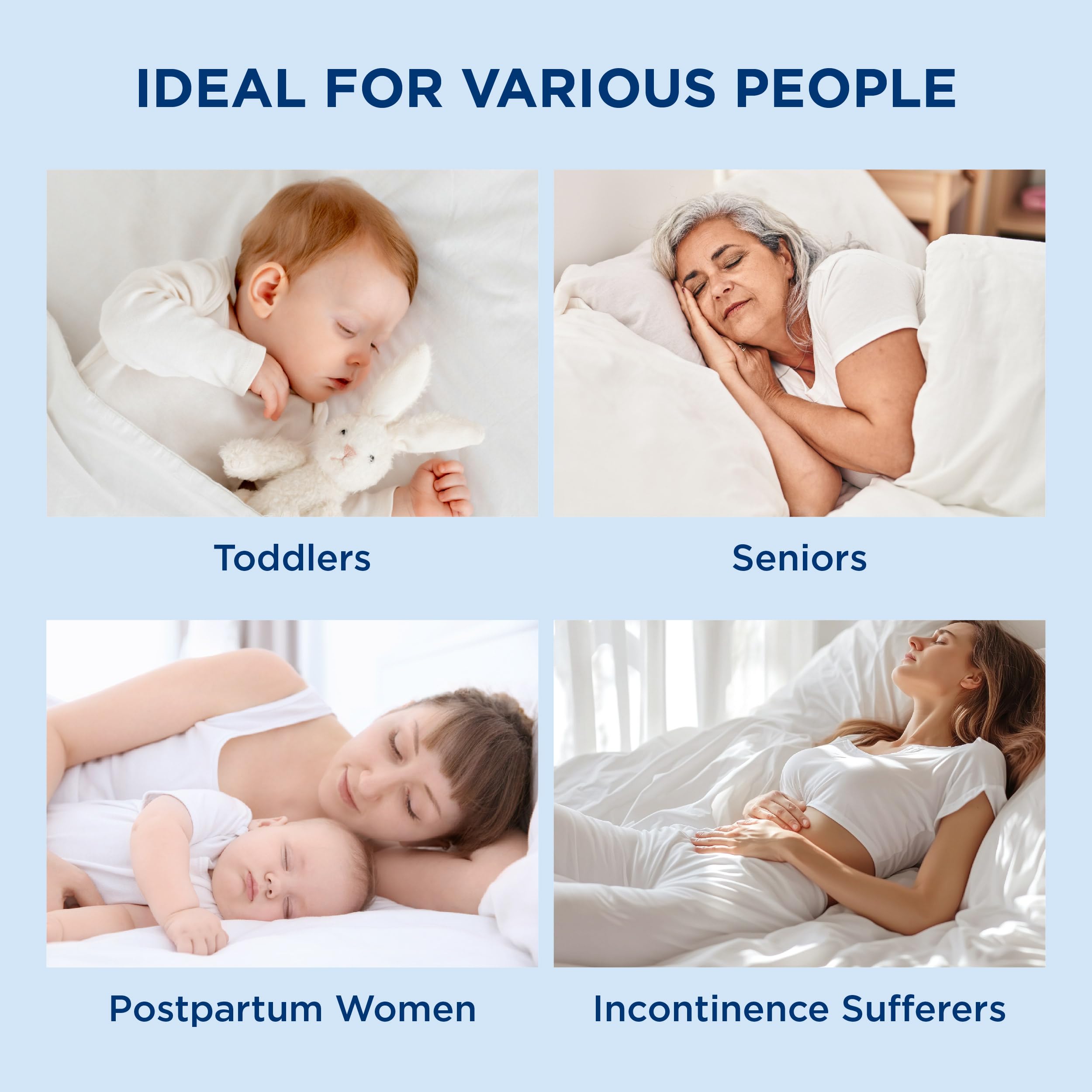 Bedsure side profile on mattress highlighting shallow-to-deep coverage benefit