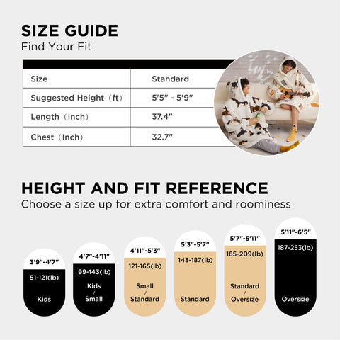 Bedsure size comparison beside chair and mug to show generous coverage