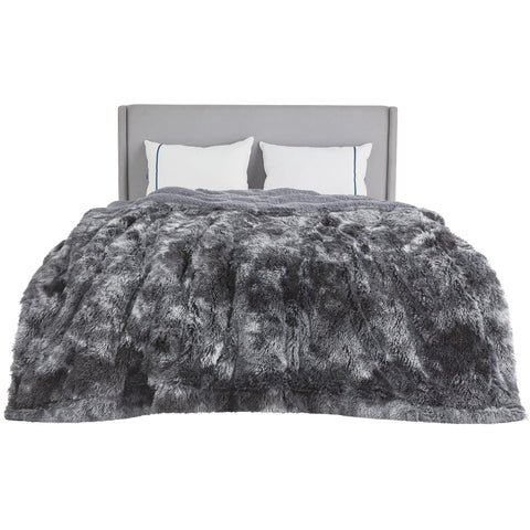 Bedsure size comparison showing king blanket coverage benefit