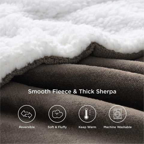 Bedsure twin blanket covering a bed to show generous size