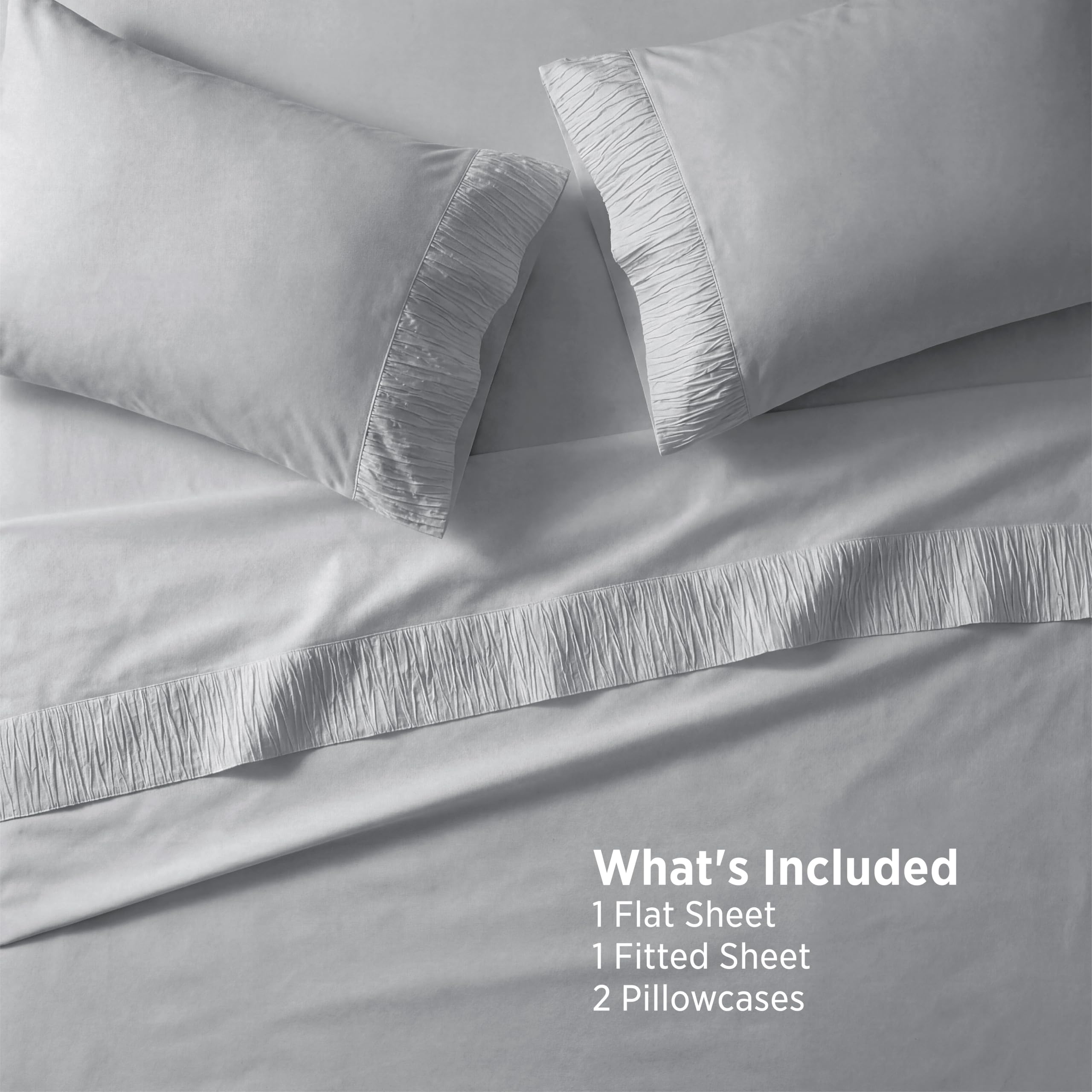 Bedsure sheet set on California king mattress demonstrating true scale