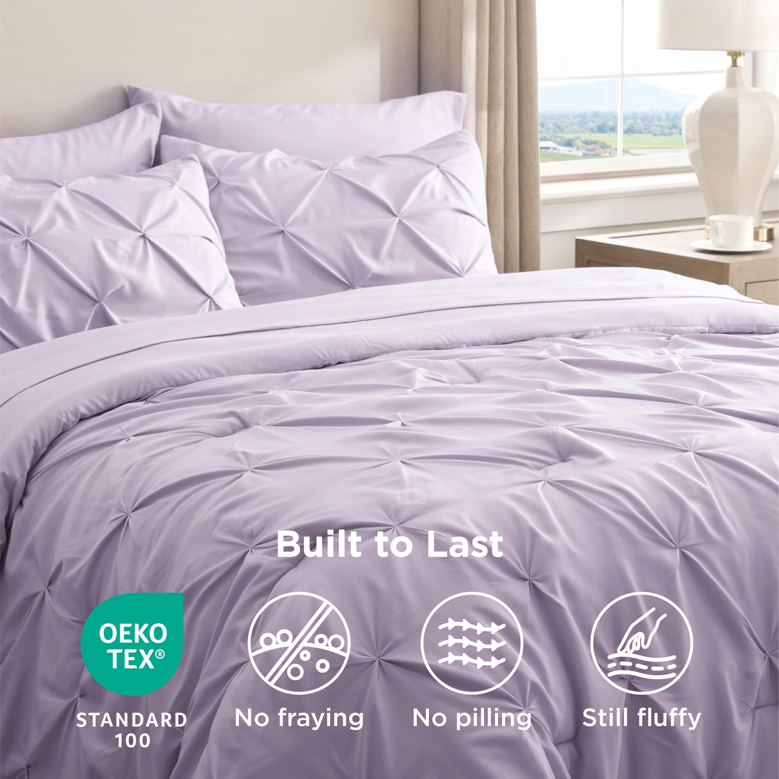 Bedsure full bed with ruler for size scale and accurate fit reference