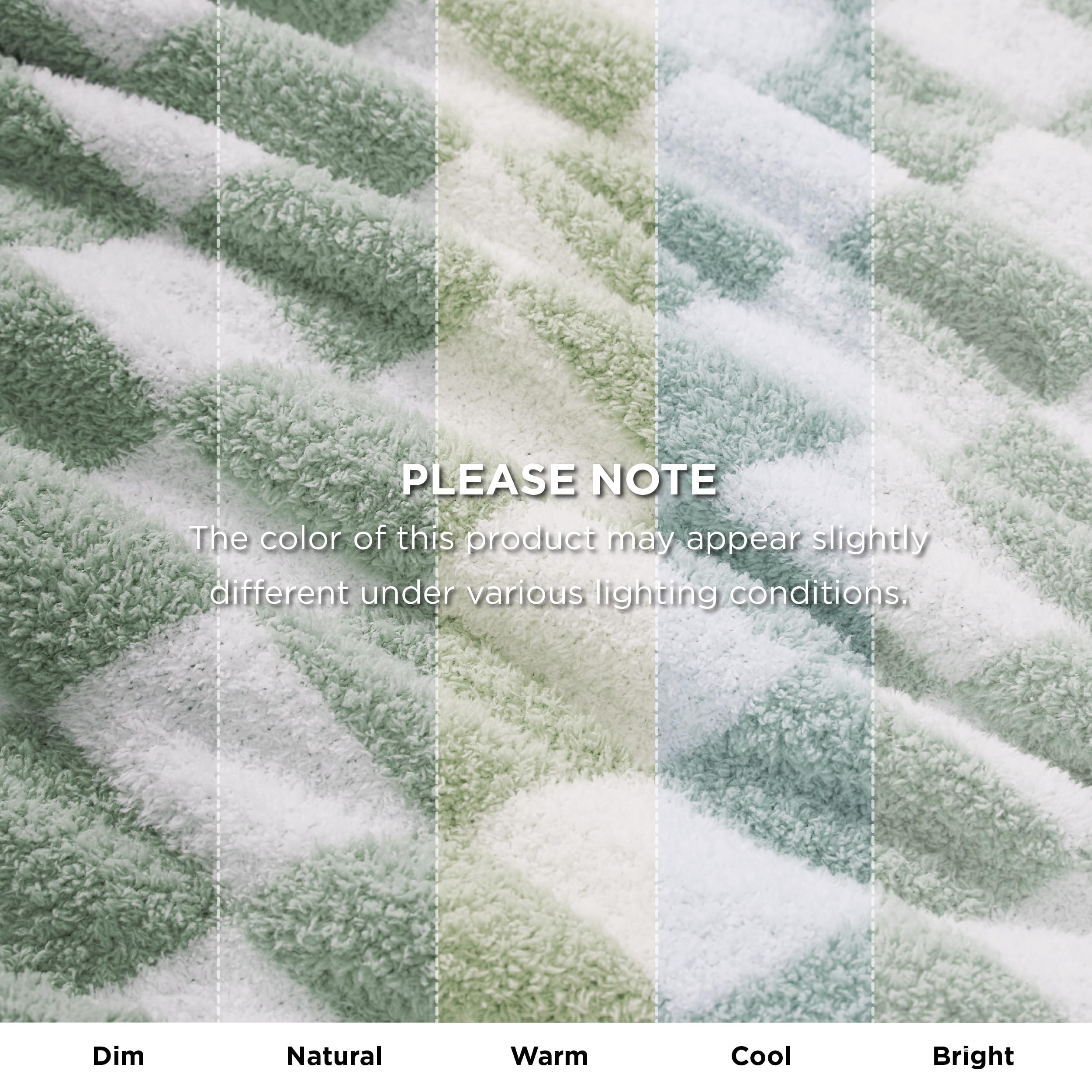 Bedsure blanket size scale on couch demonstrating coverage