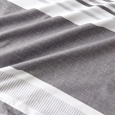 Bedsure queen comforter on bed showing true size and excellent coverage
