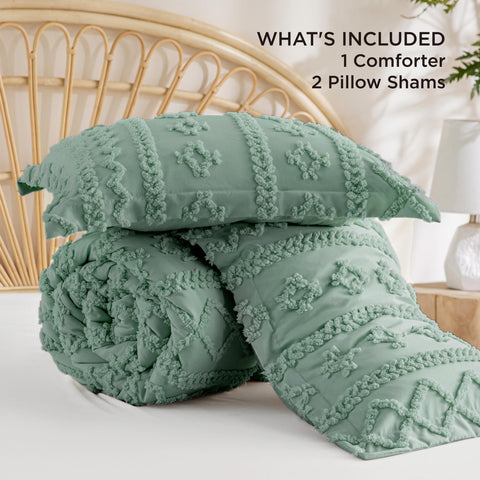 Bedsure cross-section closeup of fill showing softness and breathable warmth
