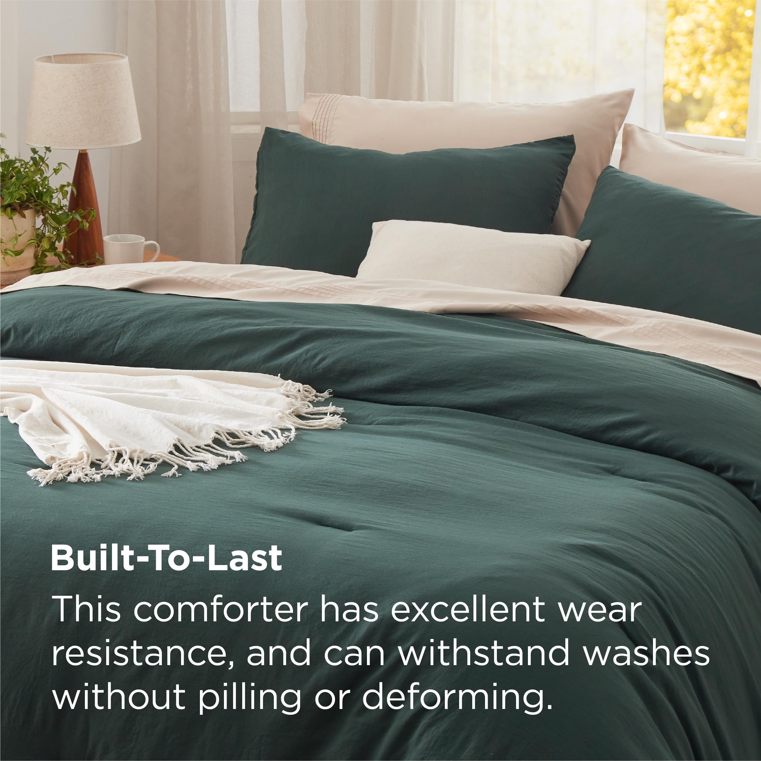 Bedsure stitching detail displaying quilted seams and even fill for lasting loft