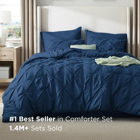 Bedsure brushed microfiber close-up showing soft texture and quiet comfort for better sleep