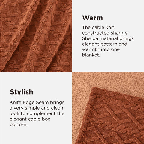Bedsure fabric edge stitching close-up showing reinforced durability benefit