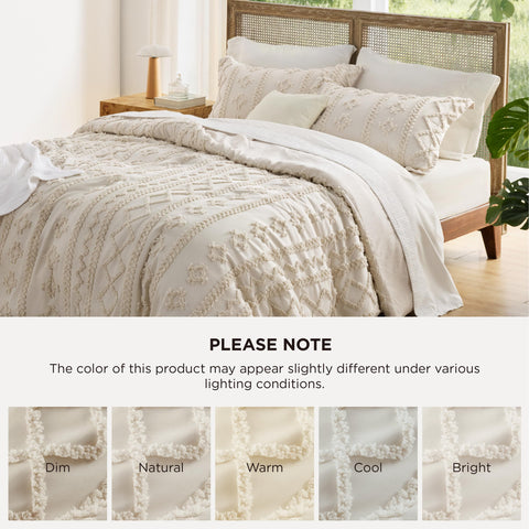 Bedsure closeup with hand touching texture conveying plush soft feel